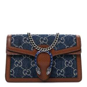 Gucci New Denim Gg Dollar Calfskin #238552G12B